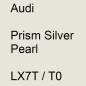 Preview: Audi, Prism Silver Pearl, LX7T / T0.